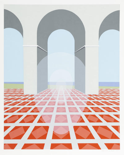 Villa by the Sea Screenprint | Clarence Holbrook Carter,{{product.type}}