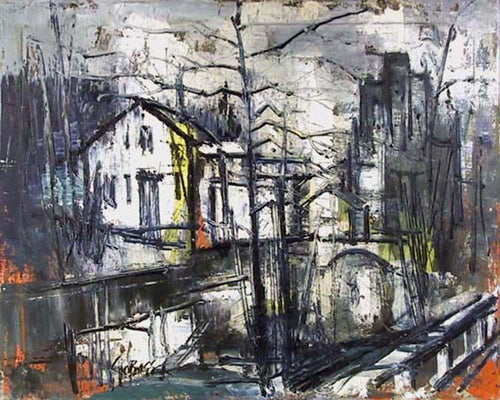 Village Canal Oil | Stanley Sobossek,{{product.type}}