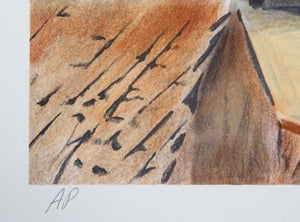 Village of Centocelle Lithograph | Bogdan Grom,{{product.type}}