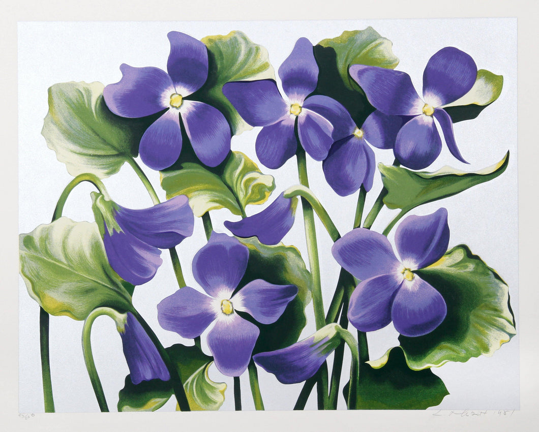 Viola Adorata Screenprint | Lowell Blair Nesbitt,{{product.type}}