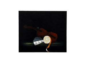 Violin and Orange Etching | Tomoe Yokoi,{{product.type}}