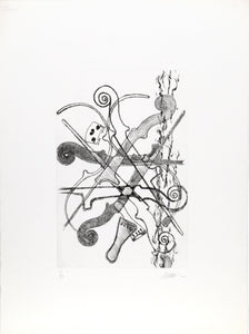 Violin Scrolls Etching | Arman,{{product.type}}