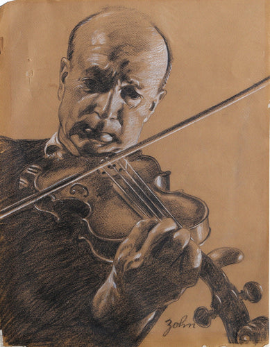 Violinist Pencil | Zohn,{{product.type}}