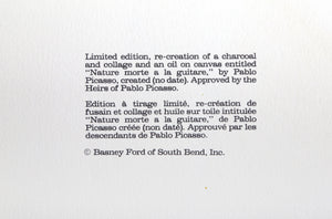 Violon Lithograph | Pablo Picasso,{{product.type}}