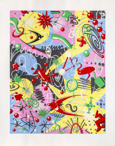 Virawow screenprint | Kenny Scharf,{{product.type}}