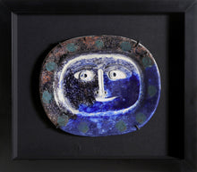 Visage Brun-Bleu (Ramie 2) Ceramic | Pablo Picasso,{{product.type}}