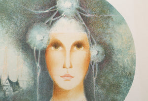 Visage de Femme Lithograph | Pierre Petit,{{product.type}}
