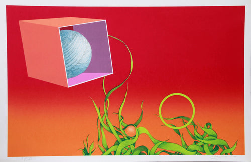 Visionary Landscape Antiquity Screenprint | Rita Simon (aka Atirnomis),{{product.type}}