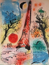 Visions of Paris (from Chagall Lithographie I) (M. 287) Lithograph | Marc Chagall,{{product.type}}