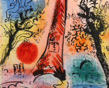Visions of Paris (from Chagall Lithographie I) (M. 287) Lithograph | Marc Chagall,{{product.type}}