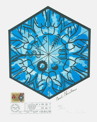 Volunteers Programme Lithograph | Carol Christian,{{product.type}}