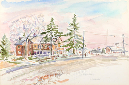 Von Ryers Home Watercolor | Charles Blaze Vukovich,{{product.type}}