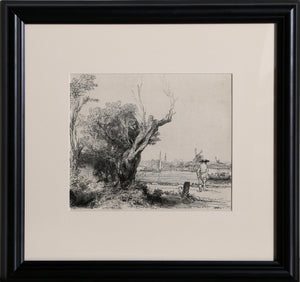 Vue d'Omval pres d'Amsterdam (B209) Etching | Rembrandt,{{product.type}}