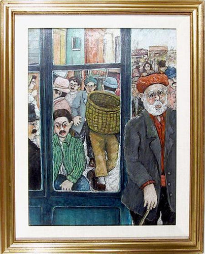 Vue de Rue a Istambul Oil | David Azuz,{{product.type}}