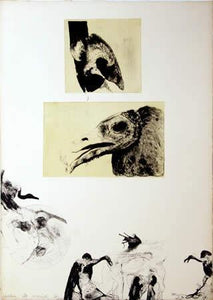 Vulture Lithograph | Murray Zimiles,{{product.type}}