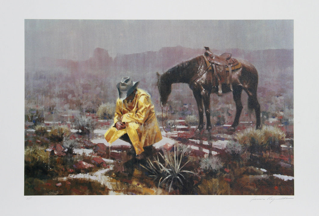 Waiting It Out Lithograph | James Reynolds,{{product.type}}