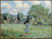 Walking the Dogs Oil | Louis Eilshemius,{{product.type}}