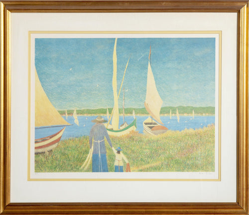 Walking With Dreams Lithograph | Rino Li Causi,{{product.type}}