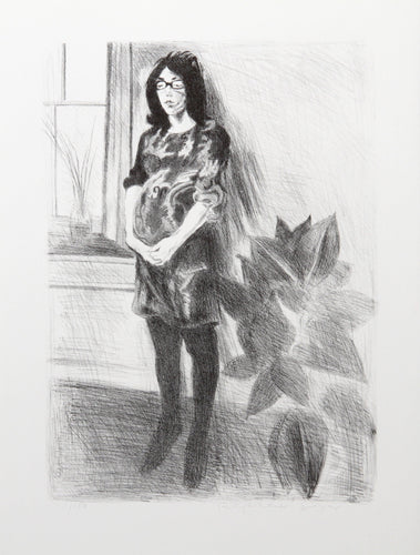 Wallflower from the Memories Portfolio Lithograph | Raphael Soyer,{{product.type}}
