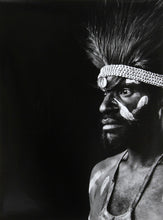 Warrior in Papua, New Guinea Black and White | Gerald Forster,{{product.type}}