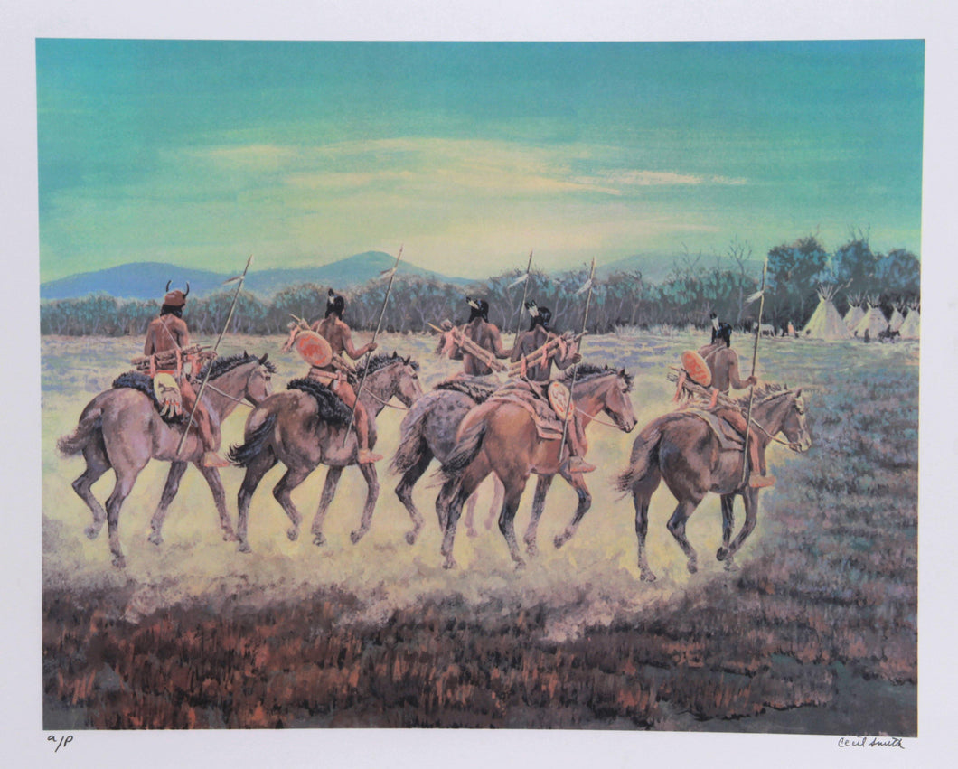 Warriors Return Lithograph | Cecil Smith,{{product.type}}