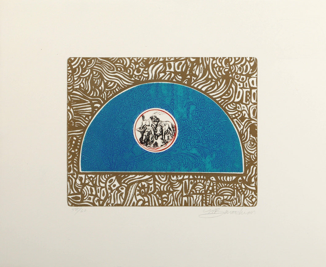 Warthogs Etching | Martin Barooshian,{{product.type}}