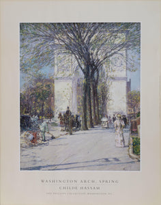 Washington Square Arch, Spring Poster | Frederick Childe Hassam,{{product.type}}