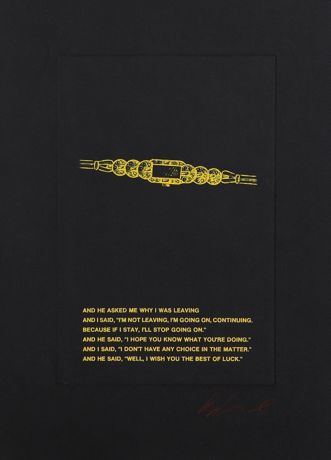 Watch Series 11 Etching | Les Levine,{{product.type}}