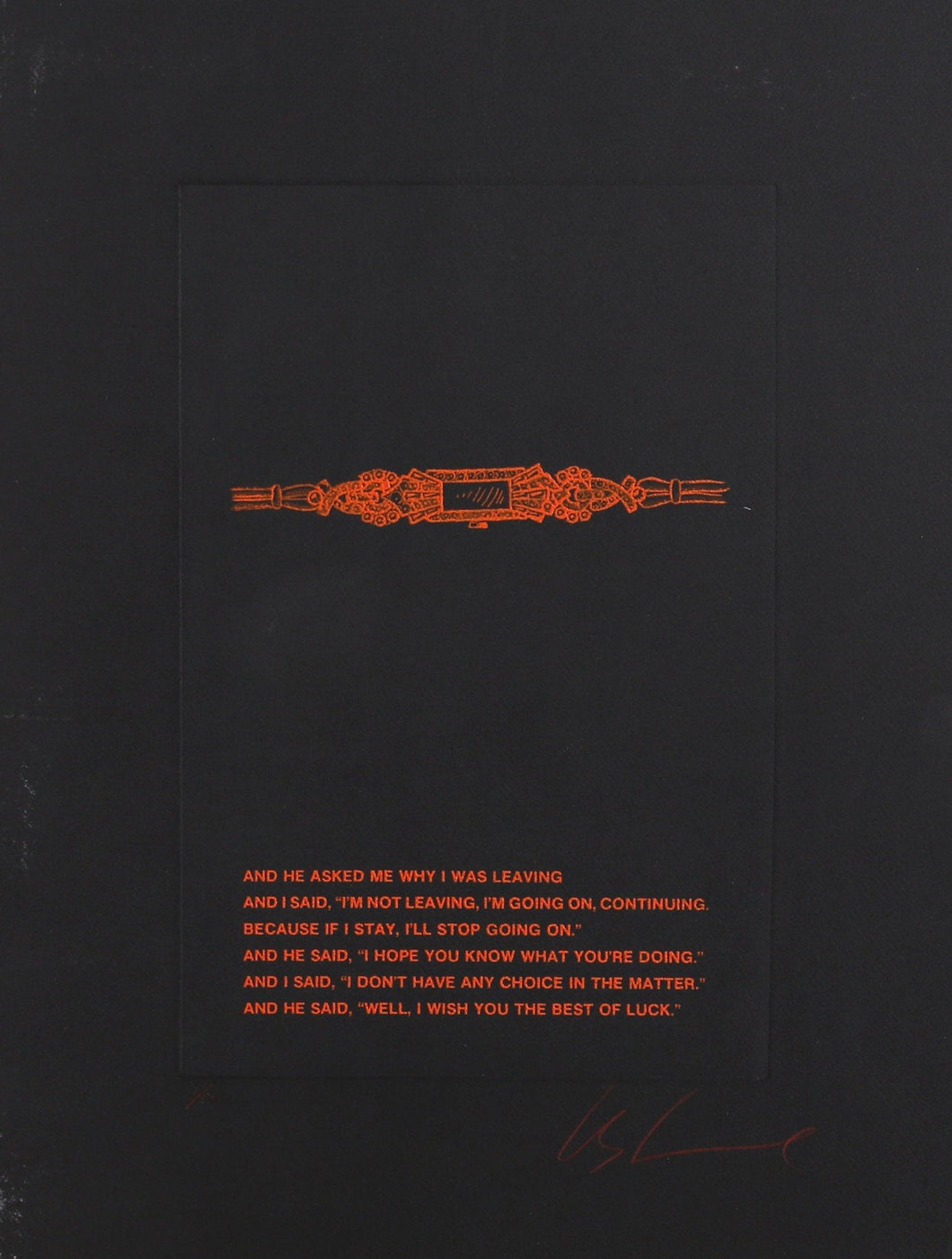 Watch Series 7 Etching | Les Levine,{{product.type}}
