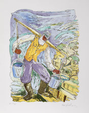 Water Carrier Lithograph | Chaim Goldberg,{{product.type}}