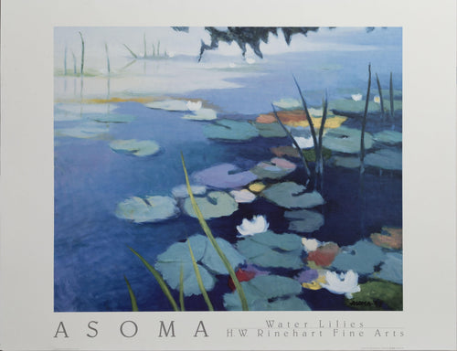 Water Lilies Poster | Tadashi Asoma,{{product.type}}