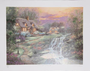 Waterfall Cottage Screenprint | Andrew Warden,{{product.type}}