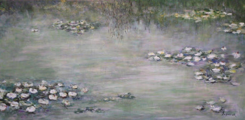 Waterlilies No. 2 Acrylic | Michael Schreck,{{product.type}}