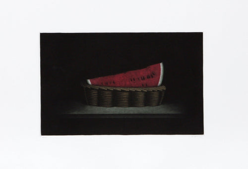 Watermelon in Basket Etching | Tomoe Yokoi,{{product.type}}