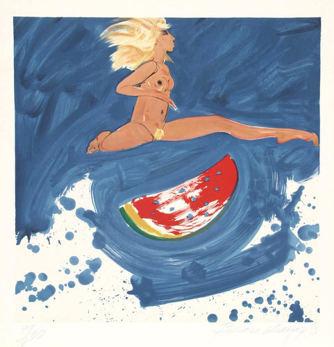 Watermelon Lithograph | Robert Beauchamp,{{product.type}}