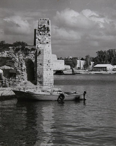 Waterside Cafe Black and White | Theodore Cohen,{{product.type}}
