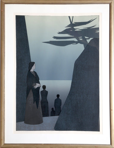 Way to the Sea Lithograph | Will Barnet,{{product.type}}