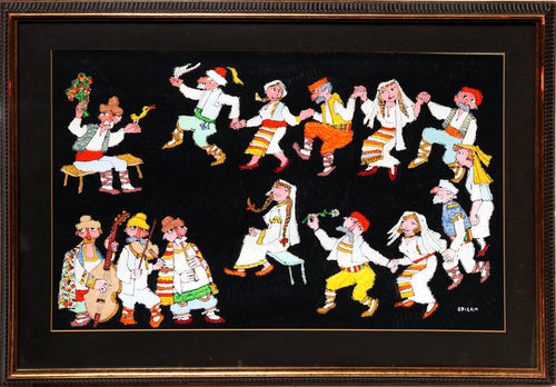 Wedding Dance I Acrylic | Jovan Obican,{{product.type}}