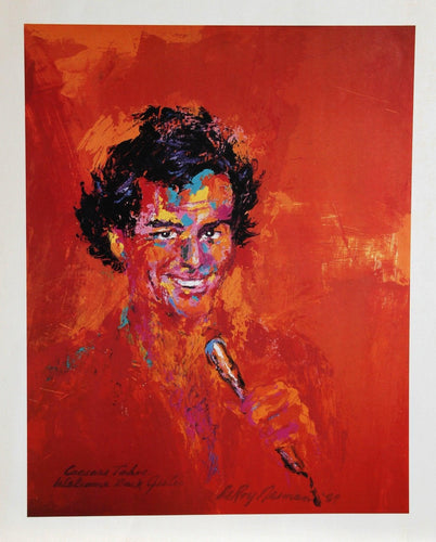 Welcome Back Julio Iglesias, Caesar's Tahoe Poster | LeRoy Neiman,{{product.type}}