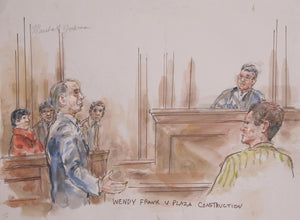 Wendy Frank v. Plaza Construction Watercolor | Marshall Goodman,{{product.type}}