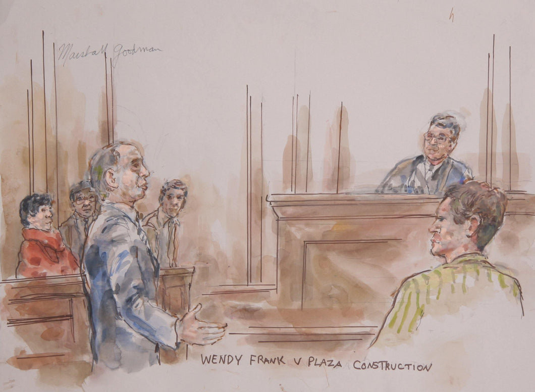 Wendy Frank v. Plaza Construction Watercolor | Marshall Goodman,{{product.type}}