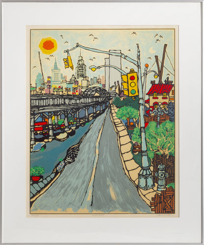 West Street Screenprint | Edward Sokol,{{product.type}}