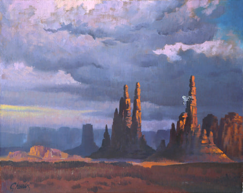 Western Landscape Oil | Jalal Gharbi,{{product.type}}