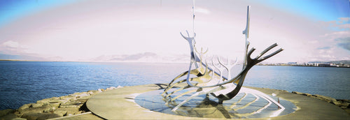 Whale Sculpture Seascape, Iceland Digital | Jonathan Singer,{{product.type}}