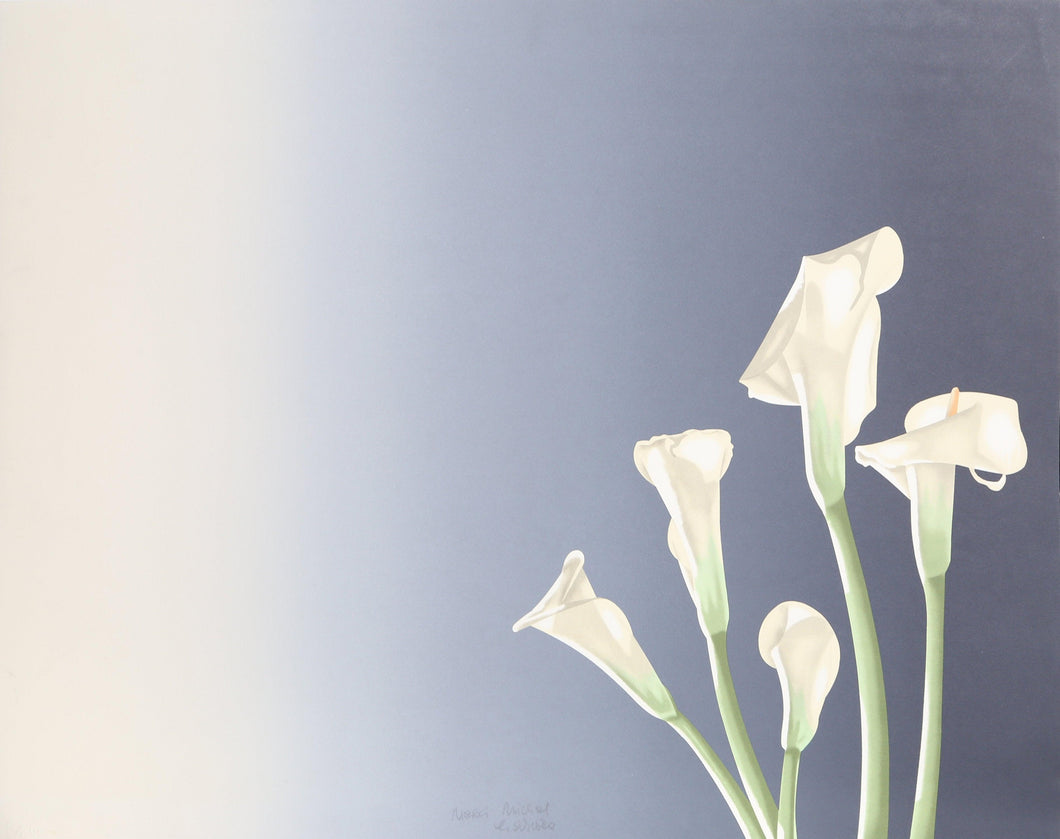 White Calla Lilies 2 Lithograph | Jochen Labriola,{{product.type}}