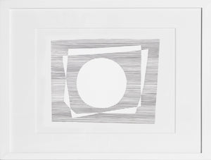 White Circle - P1, F7, I2 Screenprint | Josef Albers,{{product.type}}
