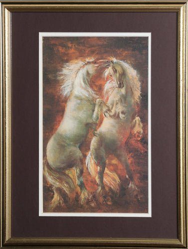 White Horses Poster | Vilmon,{{product.type}}