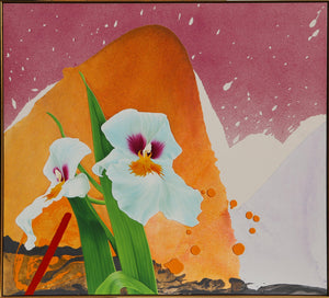 White Irises Acrylic | Michael Knigin,{{product.type}}
