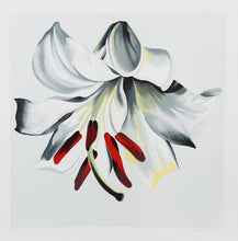White Lily on White Screenprint | Lowell Blair Nesbitt,{{product.type}}