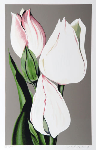 White Tulips Screenprint | Lowell Blair Nesbitt,{{product.type}}